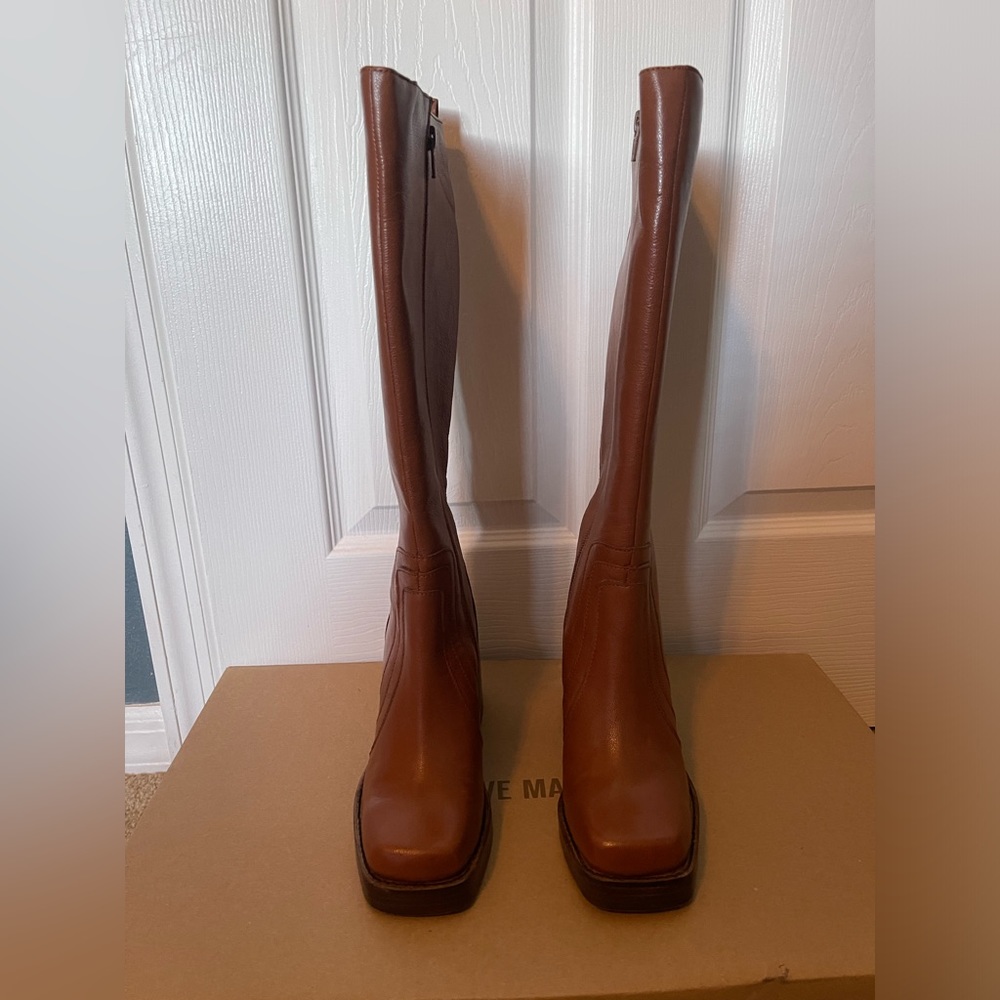 Steve Madden Women’s Andiee Boots Cognac